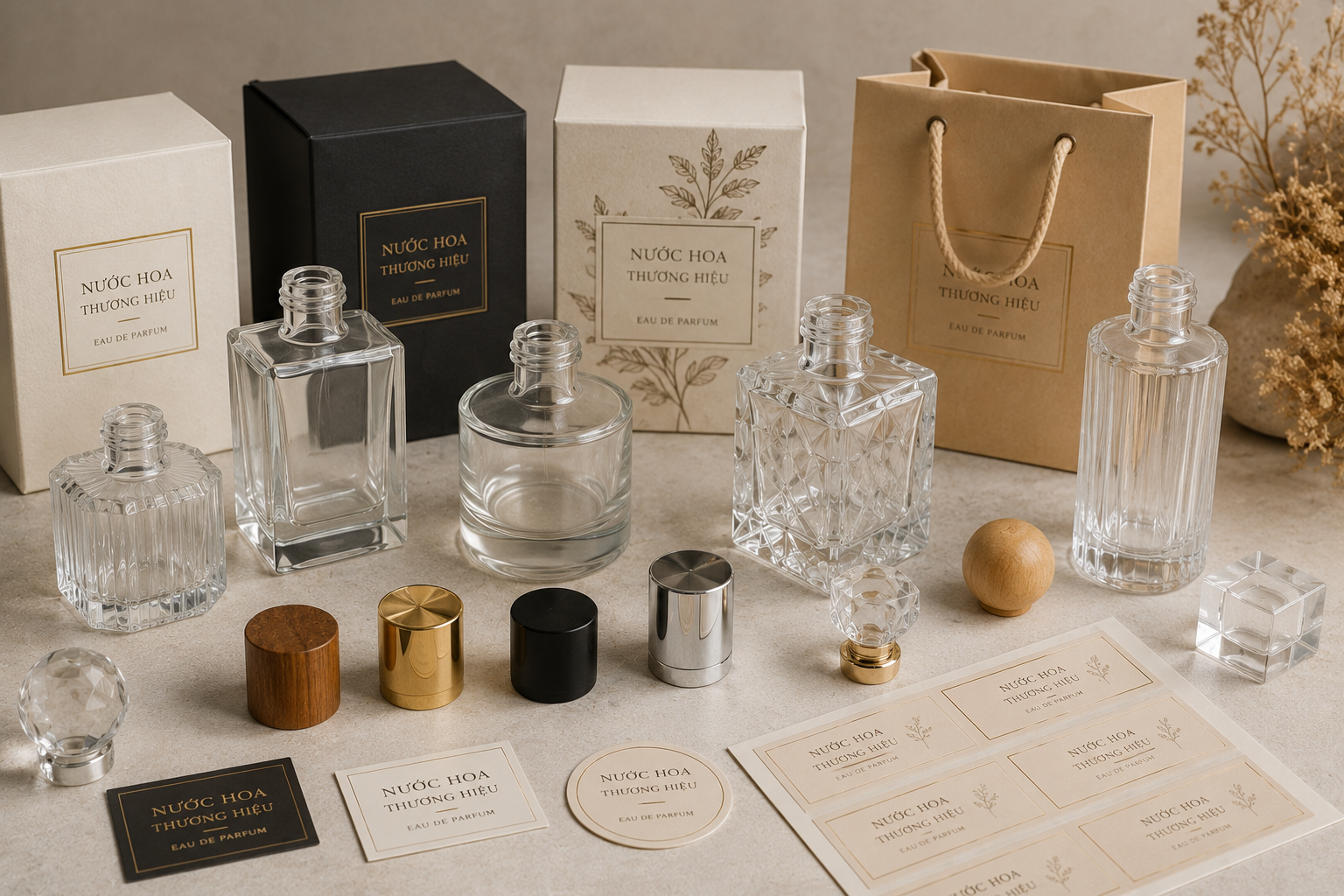 Chai lọ và thương hiệu nước hoa